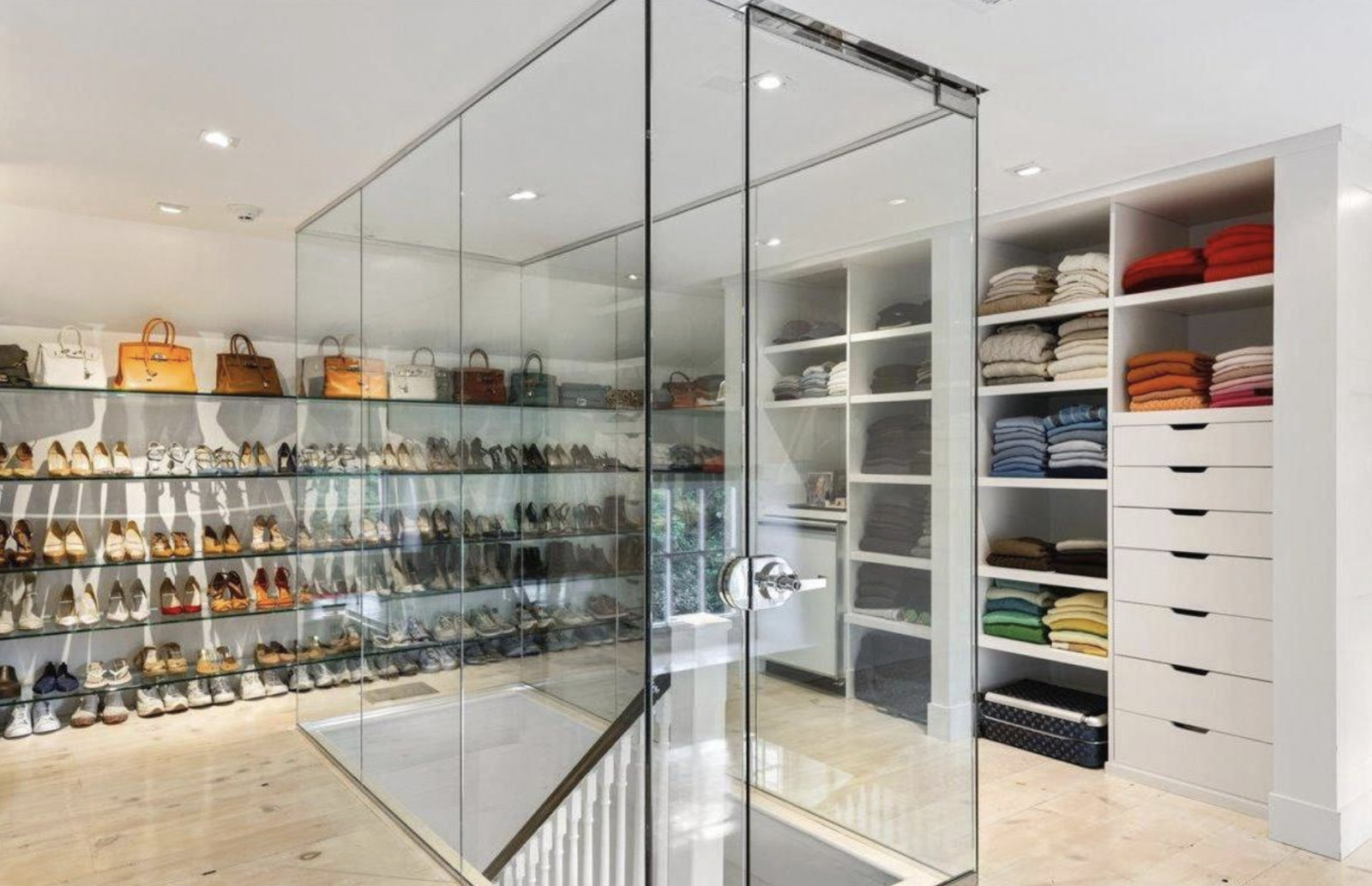 An enviable closet in the main house's master bedroom (Photo credit: Compass)