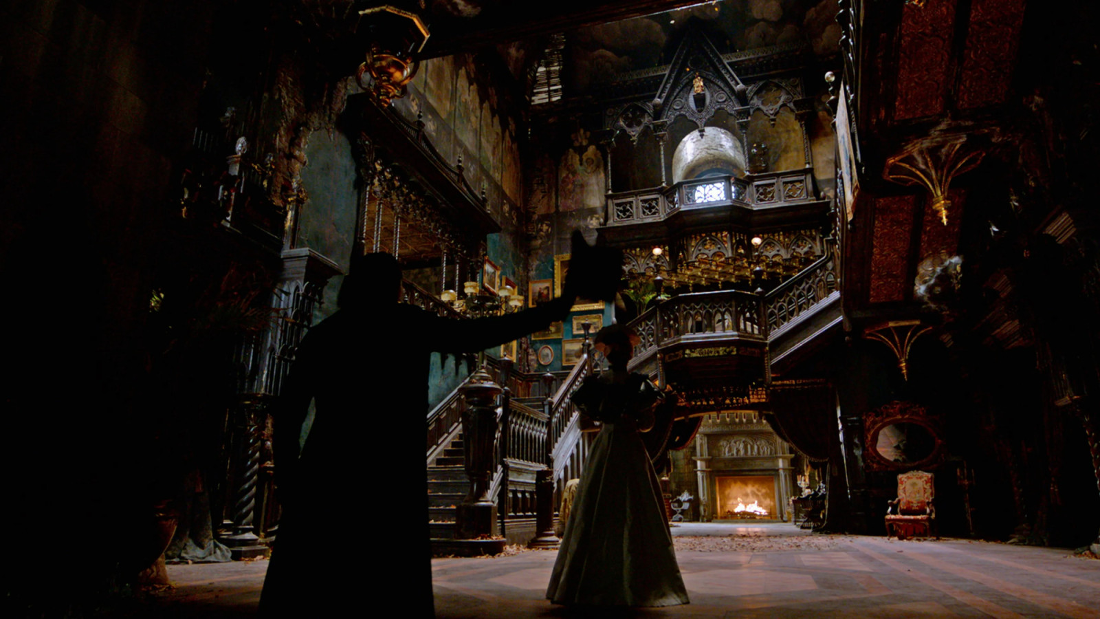 For ‘Crimson Peak,’ production designer Thomas E Sanders built the entire Allerdale Hall mansion from scratch (Photo: Universal Pictures)