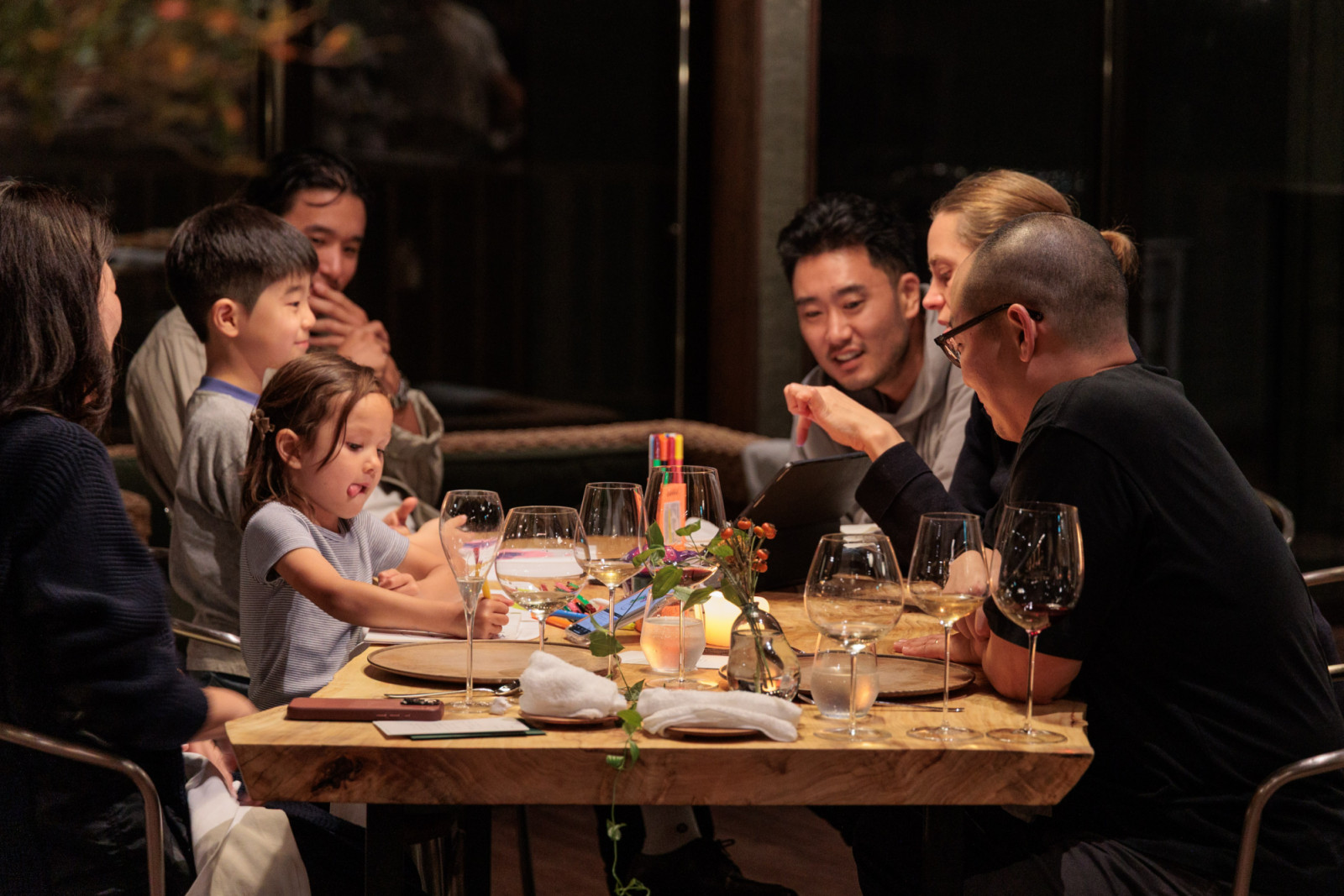 The chefs were invited along with their families, allowing them to enjoy genuine quality time, and for new friendships to form, even among the little travellers