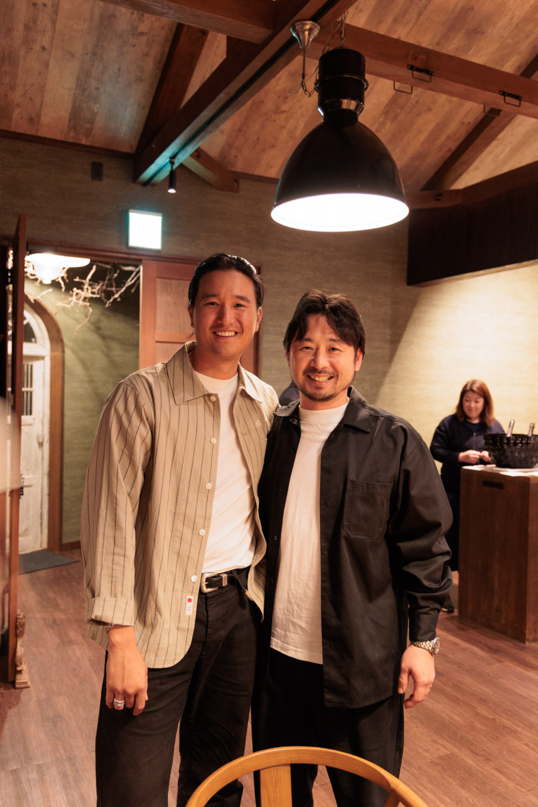 Chef Kyumin Hahn and Masashi Okamoto at Vase for the Crony tasting menu