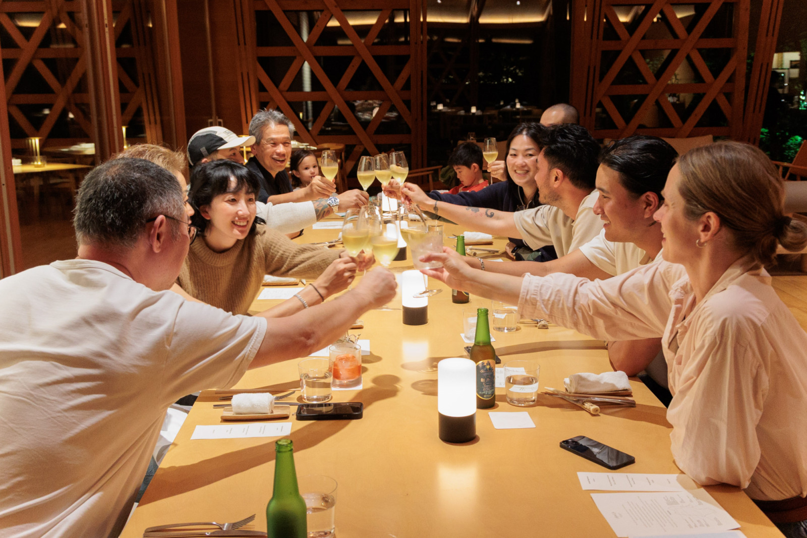 As is tradition, the fourth day of the retreat is exclusively for the chefs and their families—chef Masashi Okamoto hosted them at Shola, granting them a taste of his French-Japanese cuisine