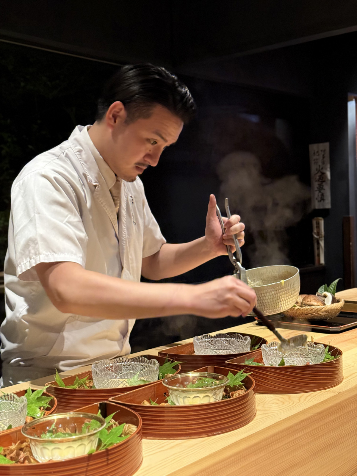 At Kuroiwa Muni, chef Kyohei Asai offers a traditional kaiseki guided by the seasons (photo: Lauren Golangco)