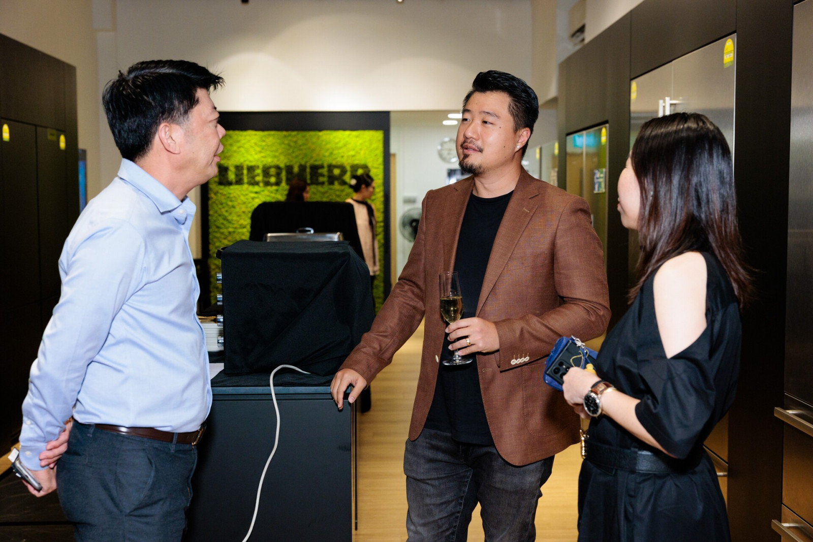 (From left to right) Kenneth Goh, Tan Yue Wei and Janet Ho