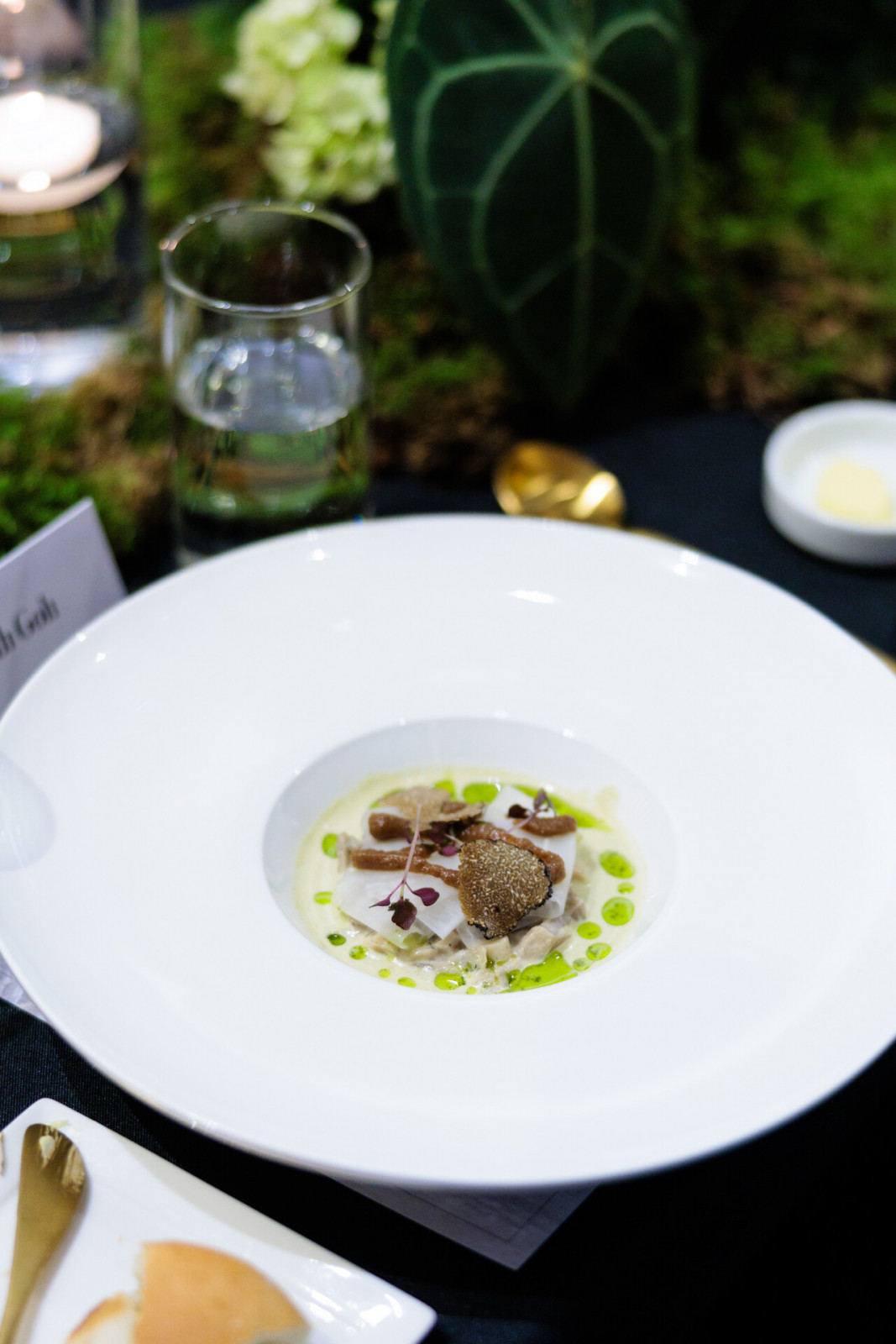White radish and mushroom tartare