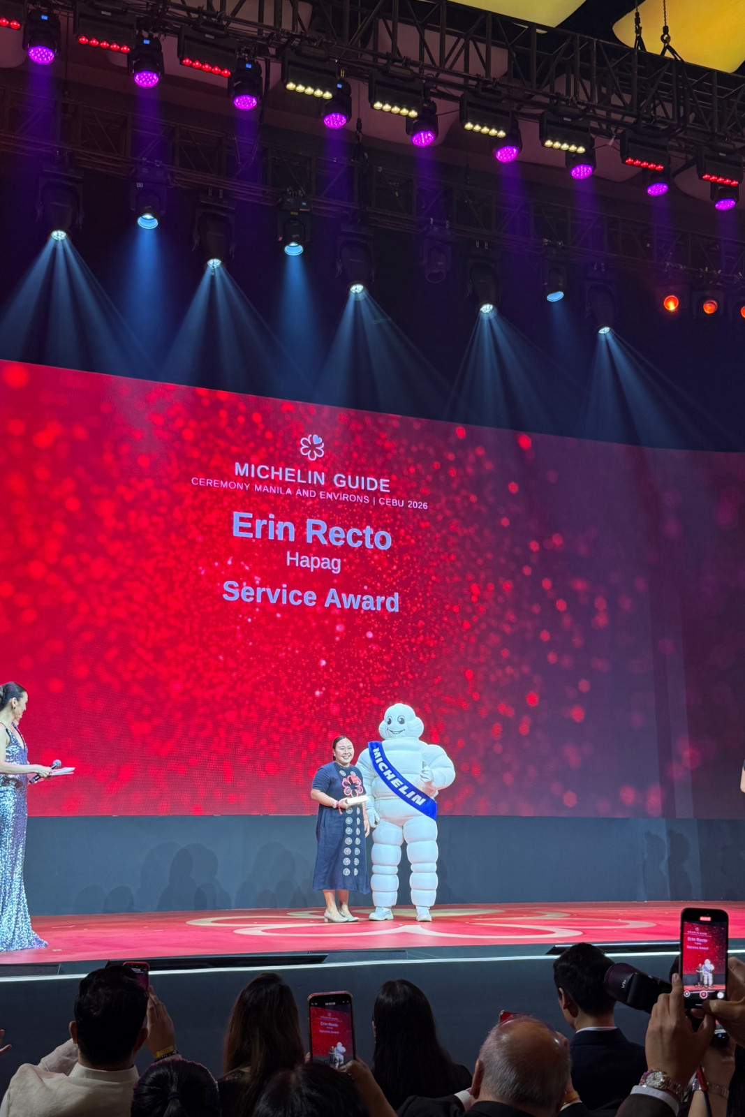The Michelin Guide 2026 launches in Manila and Environs & Cebu: Service Award, Erin Recto, Hapag