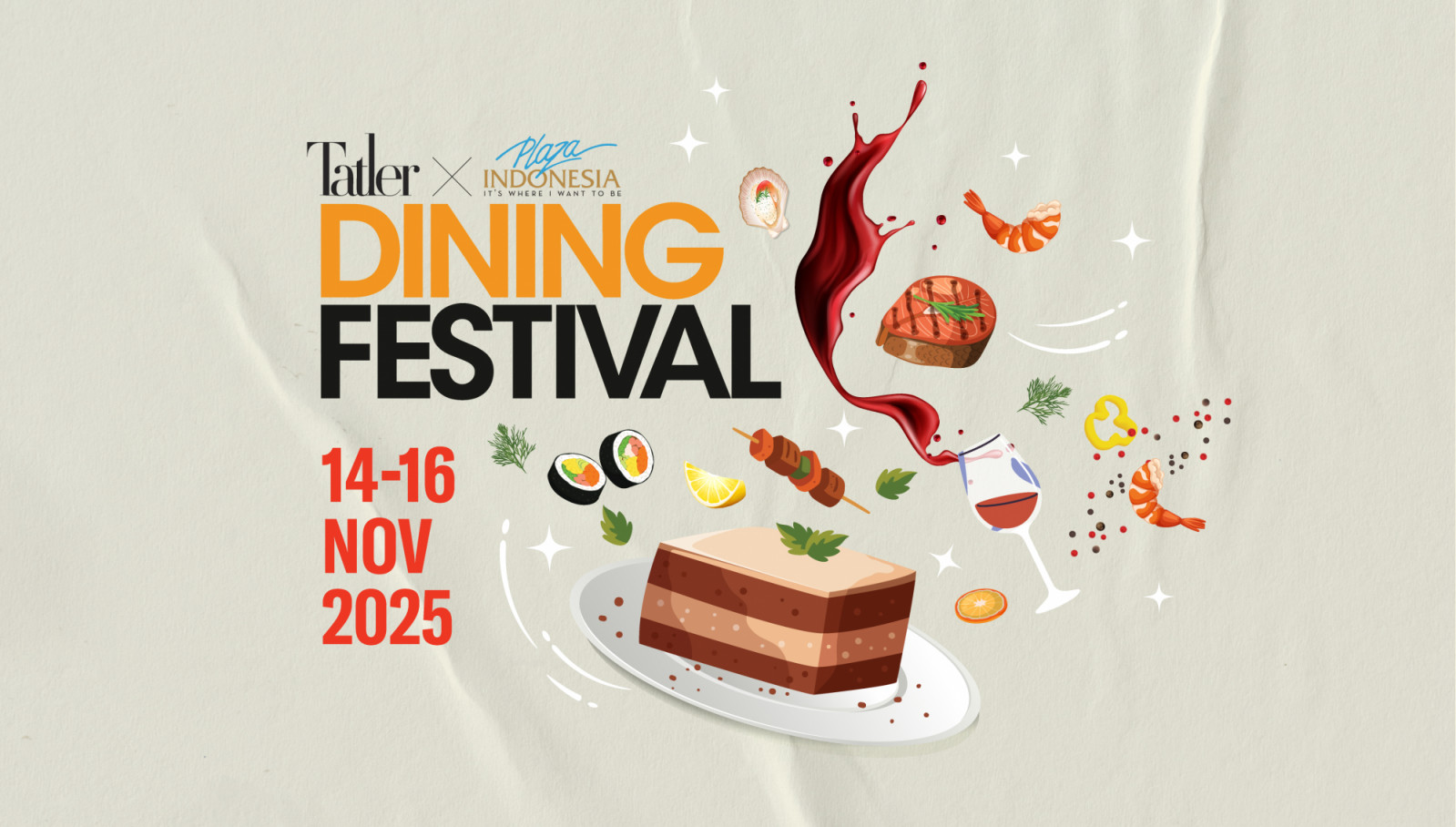 Tatler Dining Festival perdana bersama Plaza Indonesia