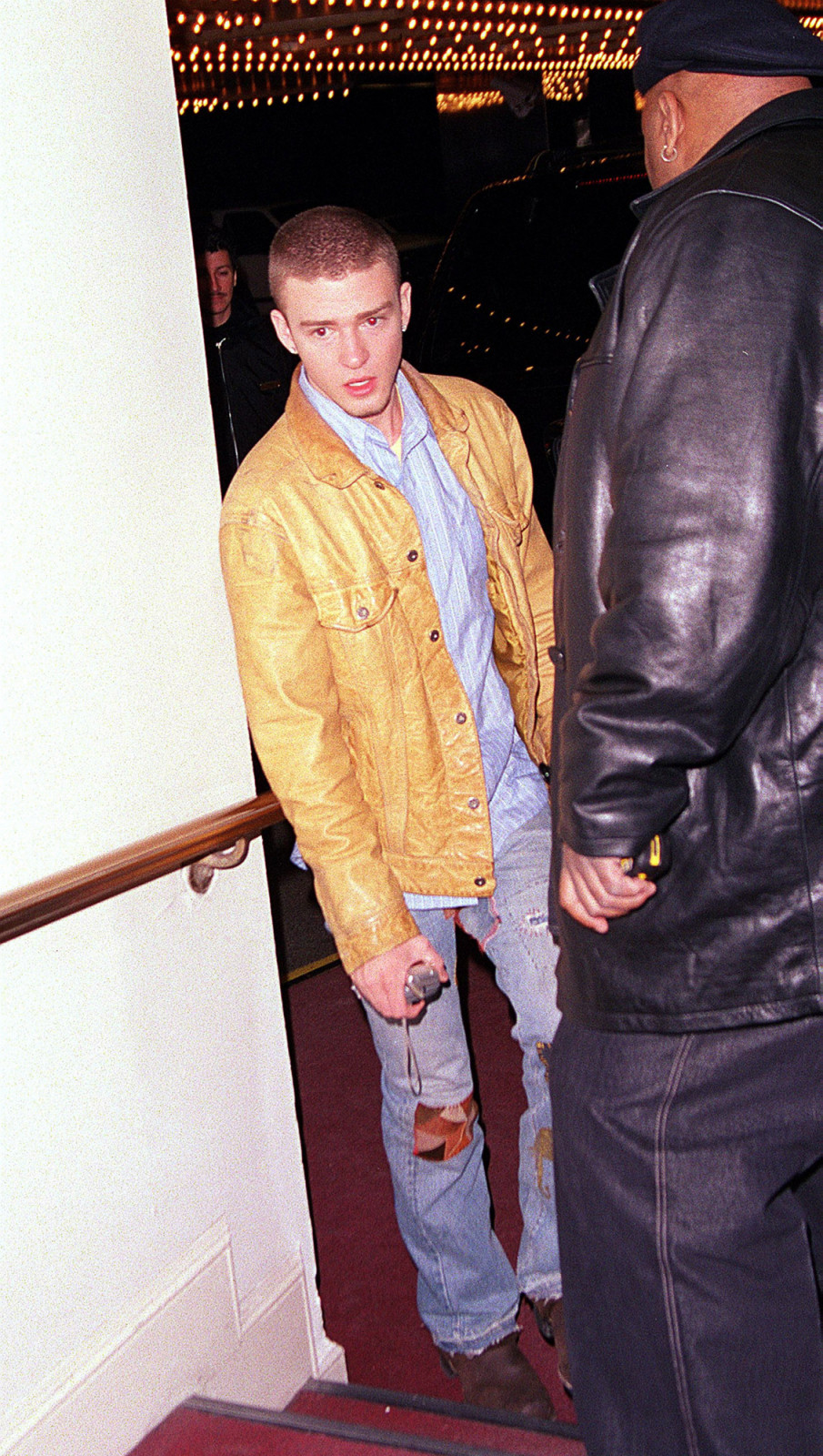 Justin Timberlake during Justin Timberlake at the Waldorf Astoria Hotel in New York City at Waldorf Astoria Hotel in NEW YORK, NEW YORK, United States. (Photo by James Devaney/WireImage)