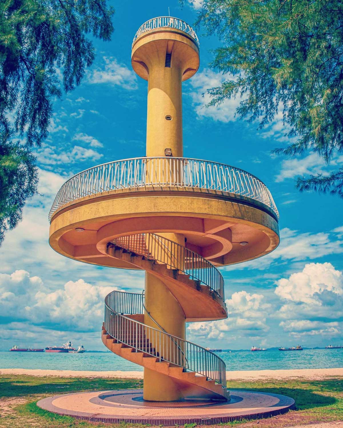 The cheery Amber Beacon tower hides a dark past (Photo: Instagram / ruthemorris)
