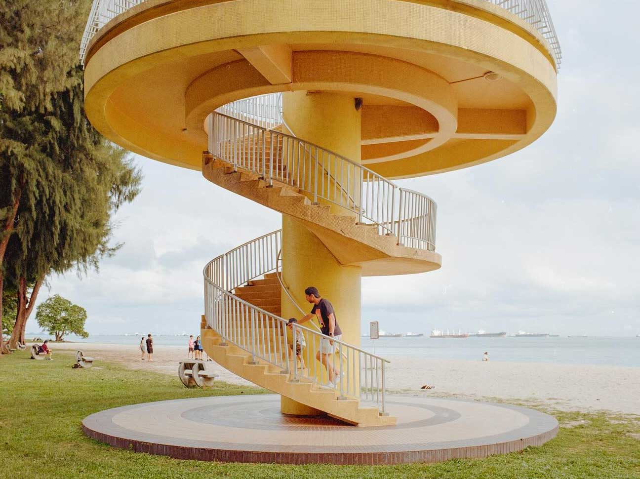 Despite being the site of an unsolved murder, Amber Beacon remains popular with families and sightseers (Photo: Instagram / framedmundanity)
