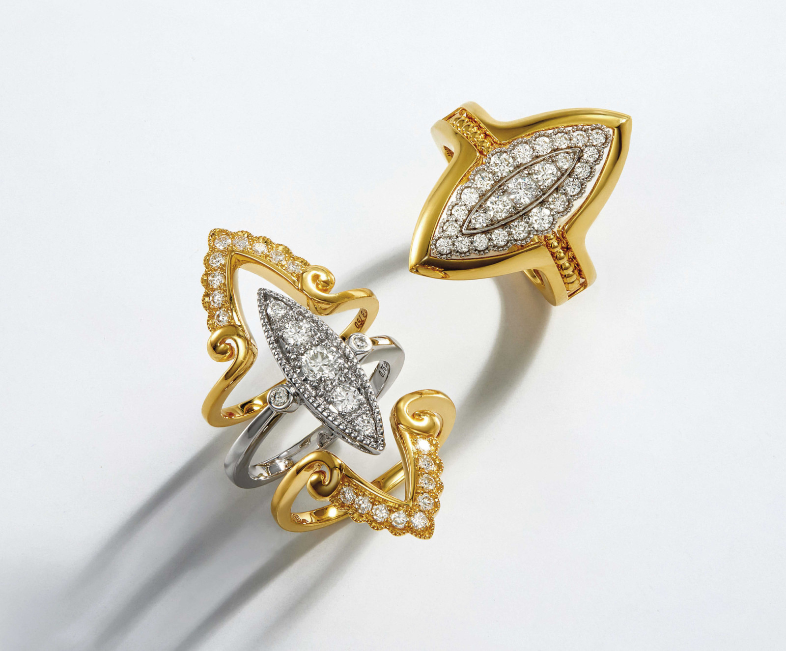 Archival treasures, ‘buah kana’ inspired rings (Photo: Habib)