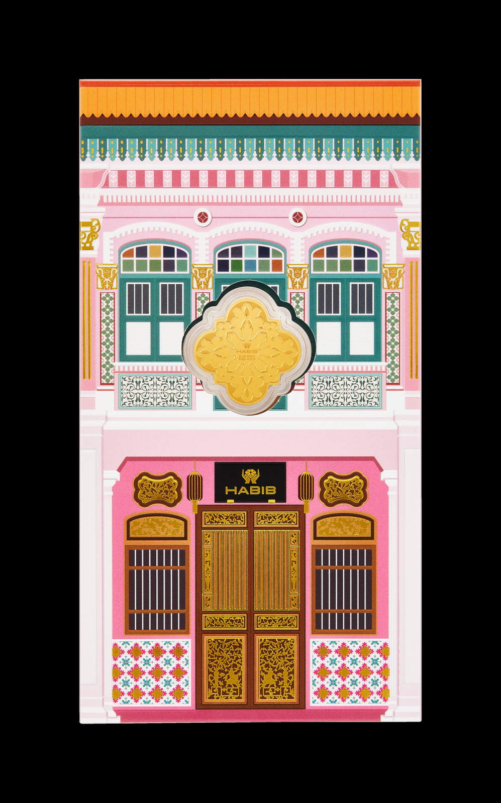 Habib ‘Peranakan House’ gold wafers (Photo: Habib)