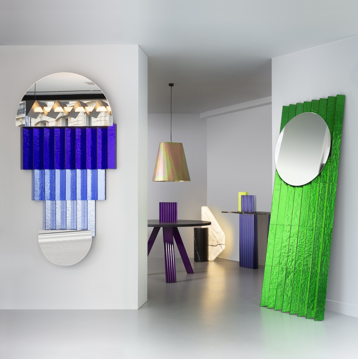 Statement pieces by Victoria Wilmotte that straddle the realms of design and art displayed in gallery-like setting
