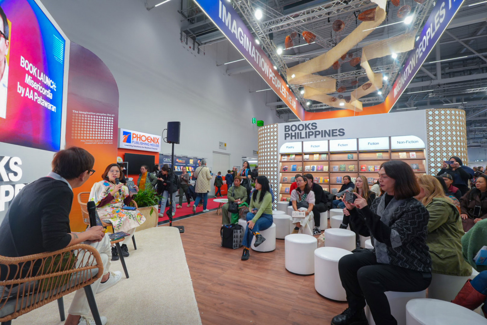 Book launch of AA Patawaran’s ‘Misericordia’ at the Frankfurt Book Fair (Photo: Office of Senator Loren Legarda)