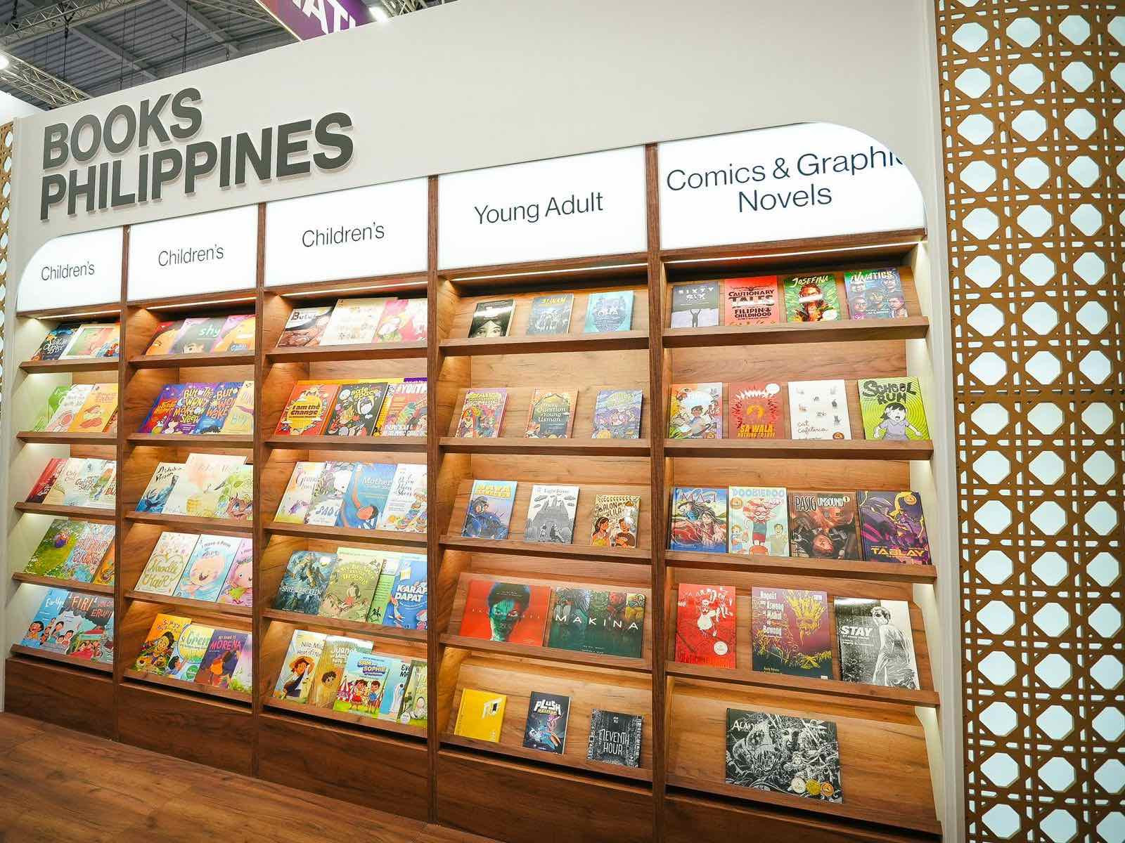 A selection of Filipino literature at the Frankfurt Book Fair (Photo: Office of Senator Loren Legarda)