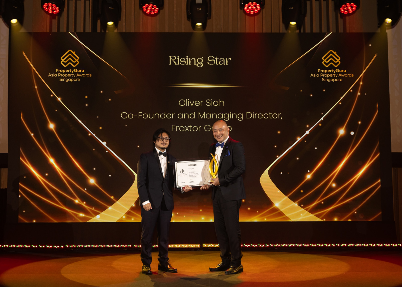Rising Star winner: Oliver Siah, co-founder and managing director, Fraxtor Group