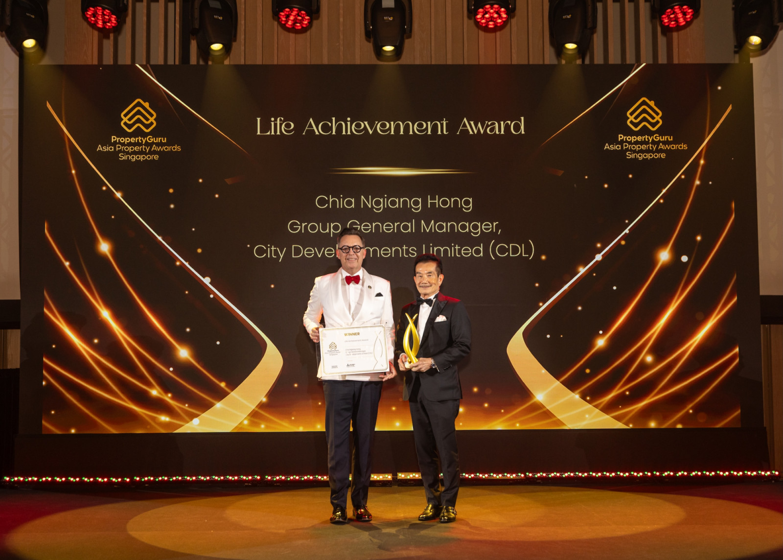 Life Achievement Award winner: Chia Ngiang Hong, group general manager, City Developments Limited (CDL)