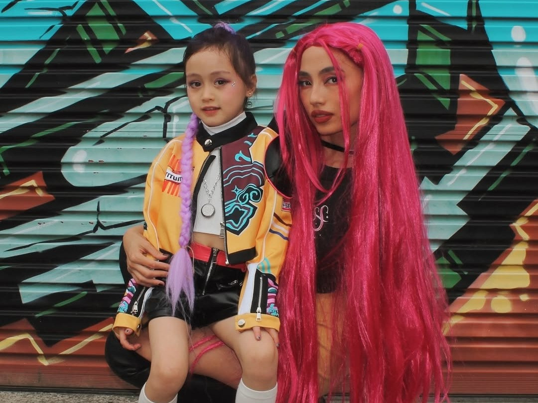 Martine Ho and her daughter as Mira and Rumi (Photo: Instagram/@martine)