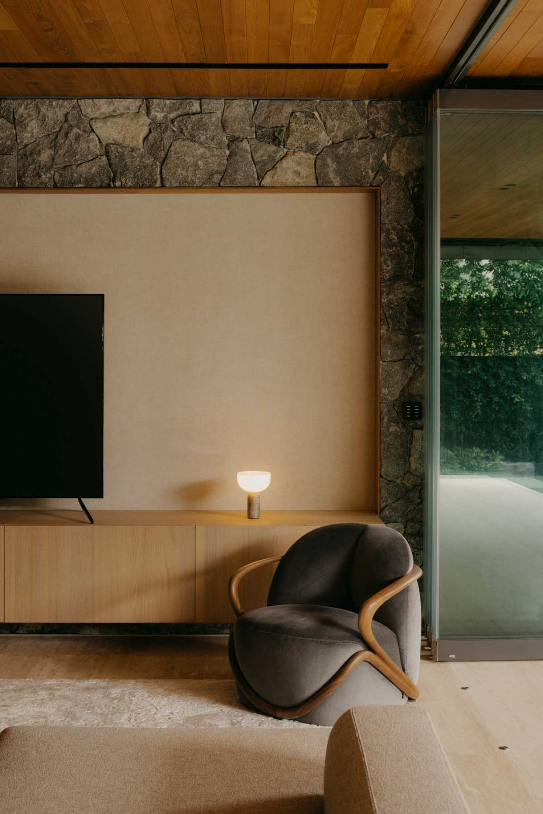 A calm and cosy corner in a living area by 4Plus8 and Armo Design Studio