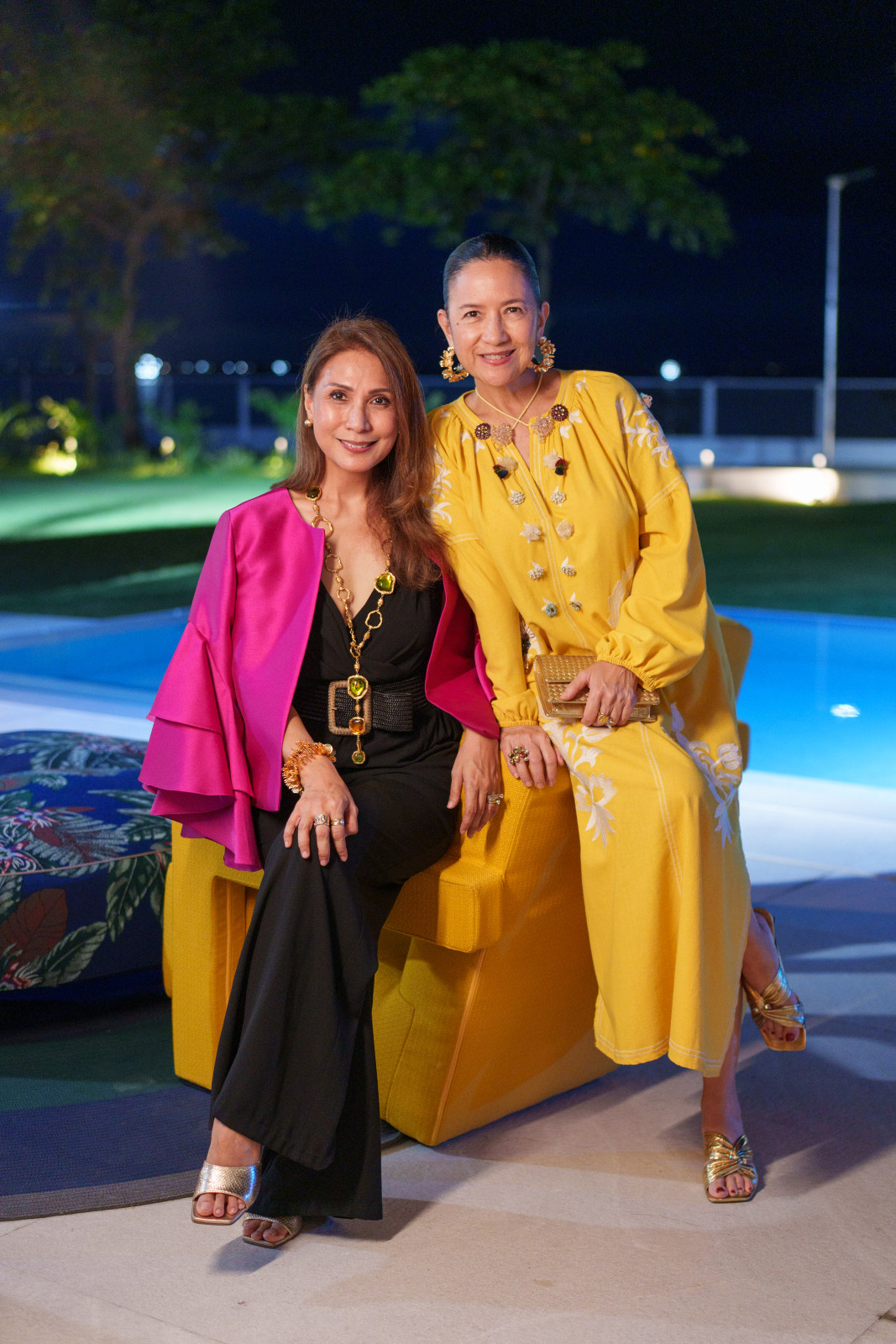 Julie Boschi and Mia Borromeo