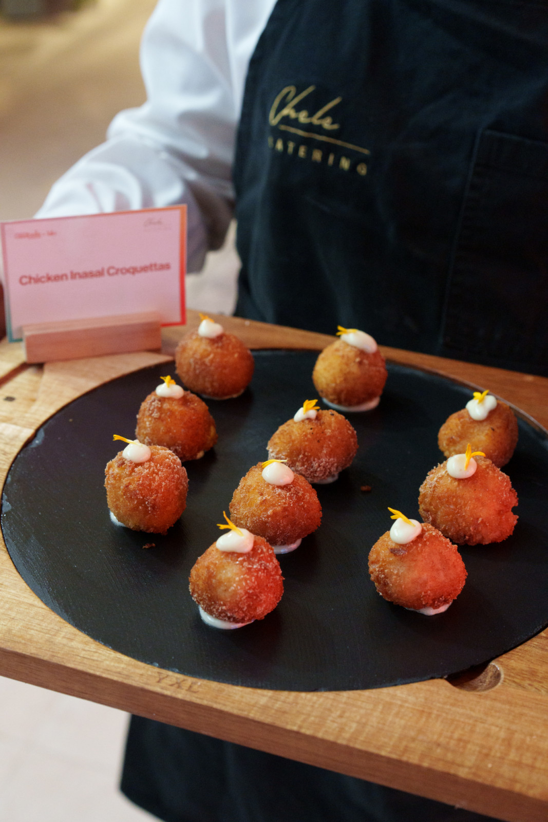 Pass-arounds prepared by Chele Catering.