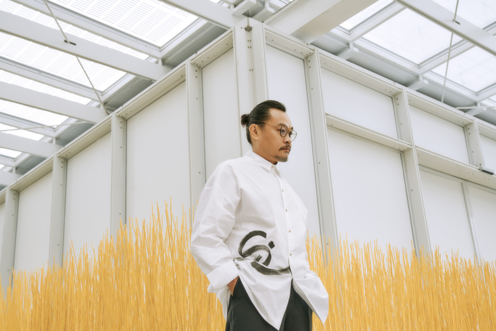 裝置藝術家游文富(Photo: Cindy Chao)
