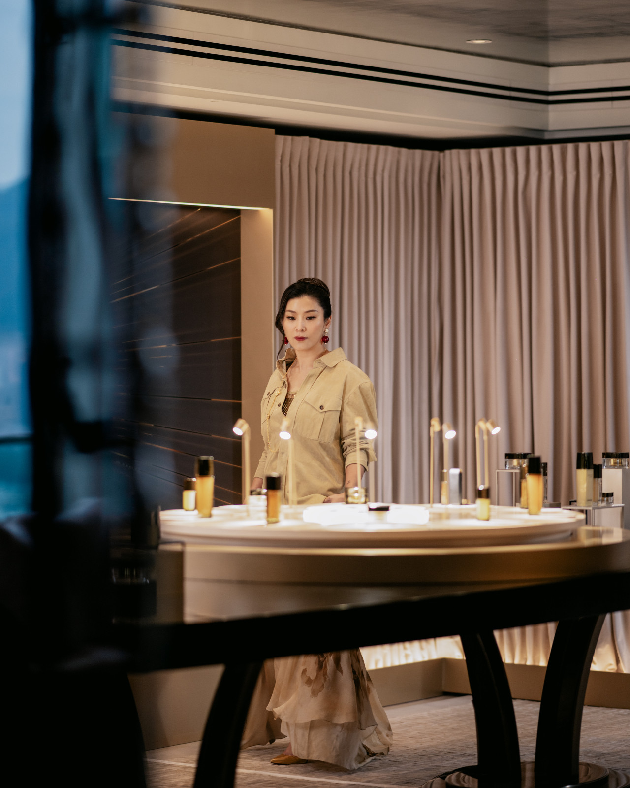 Chuang uses on Sublimage L’Extrait de Nuit, Chanel’s serum that supports skin’s natural overnight rejuvenation (Photo: Sharon Salad)