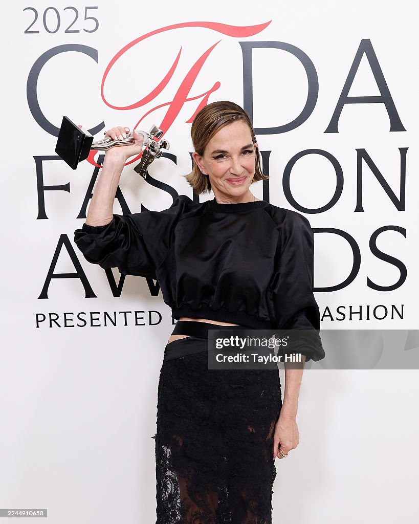 NEW YORK, NEW YORK - NOVEMBER 03: Cynthia Rowley attends the 2025 CFDA Awards Winners' Walk at American Museum of Natural History on November 03, 2025 in New York City. (Photo by Taylor Hill/FilmMagic)