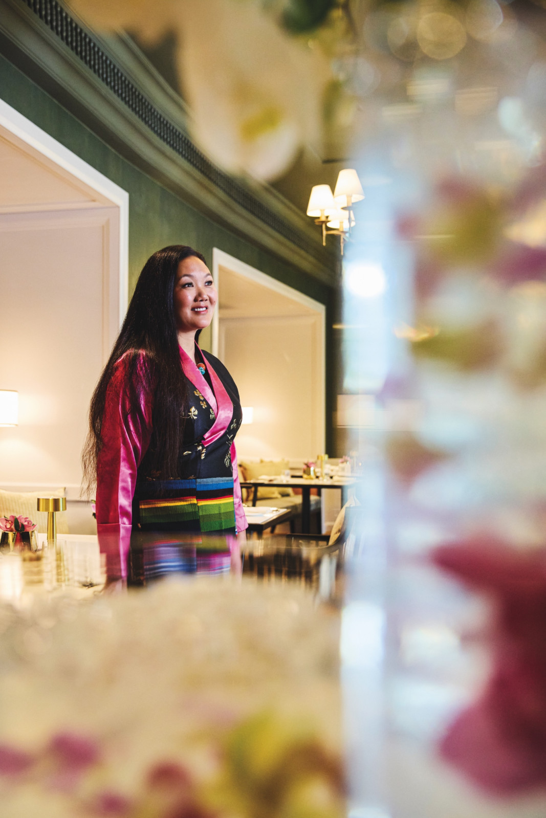 She grew up without formal education and would carry her younger brother to school (Photo: Zed Leets/Tatler Hong Kong; Location: The Laurus)