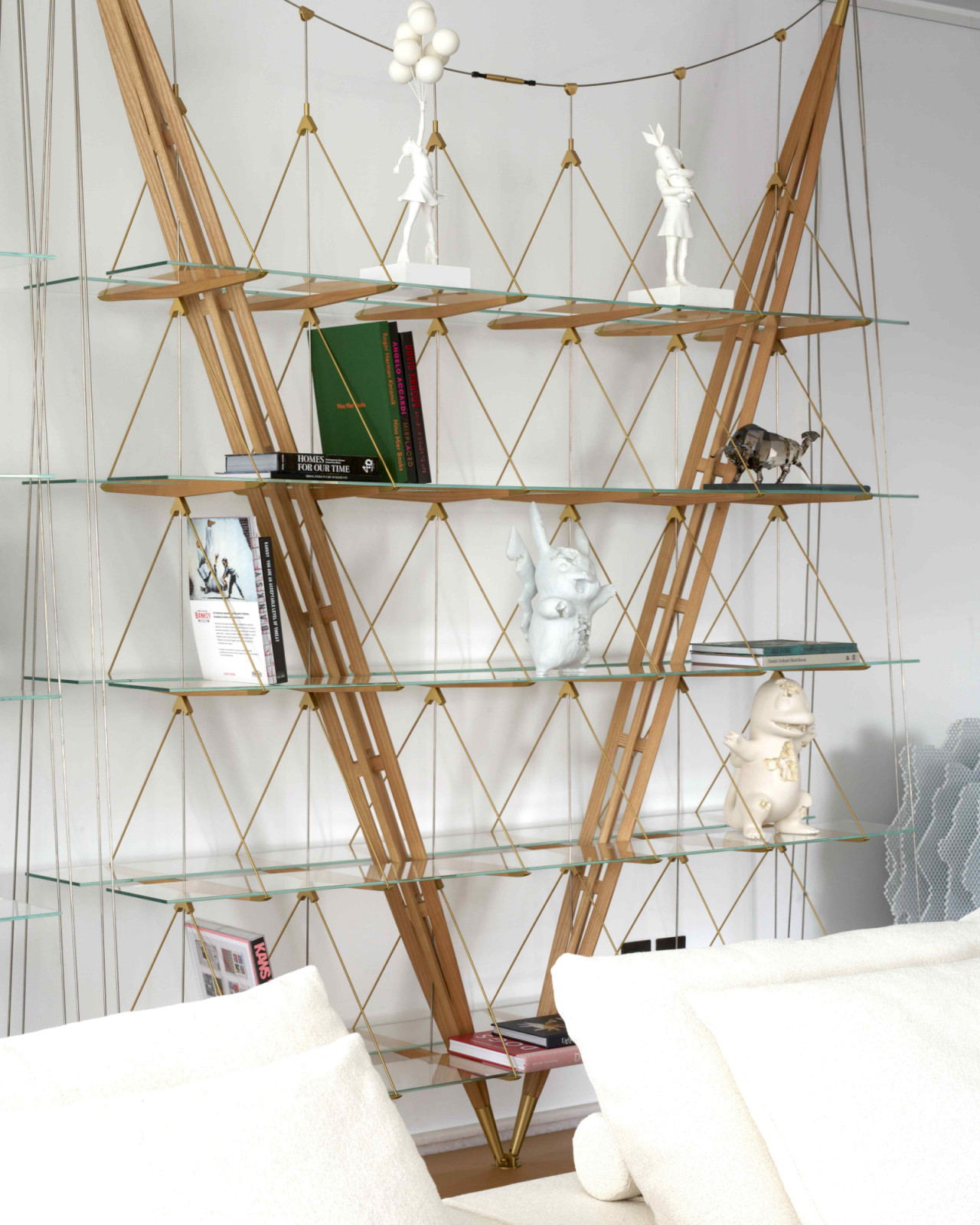An intentional arrangement of curated objects through feng shui
