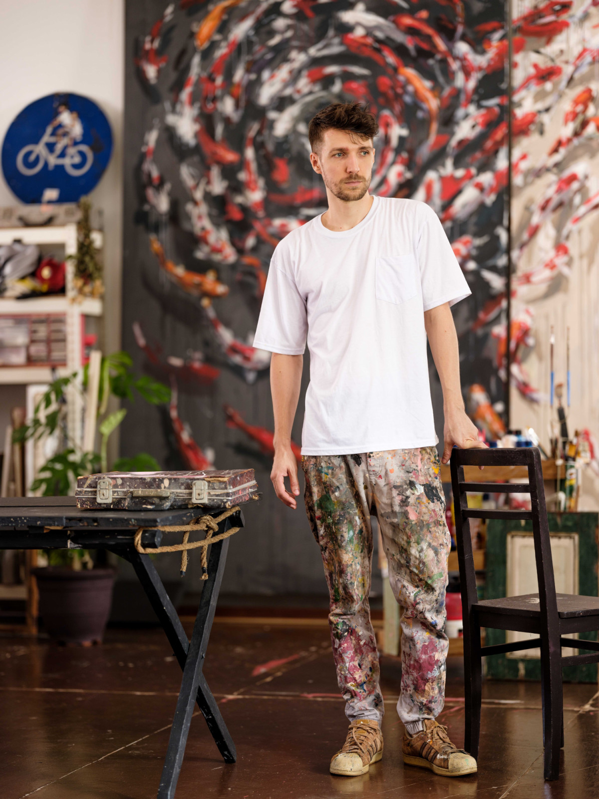 Ernest Zacharevic, artist celebrated for immersive murals and his advocacy for creative rights in public art (Photo: Paulius Staniūnas)