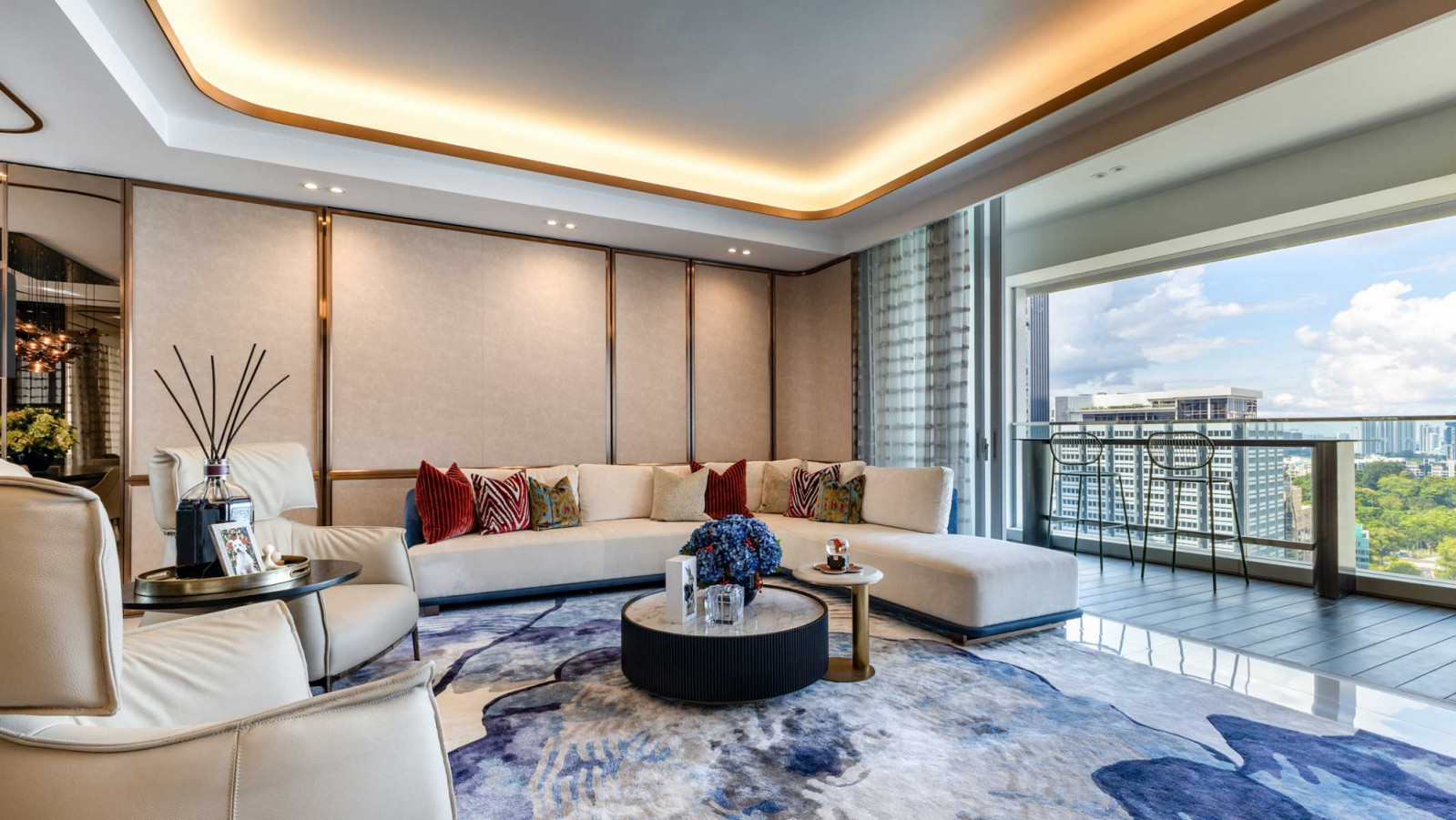 SuMisura transforms this Orchard Road apartment into a sanctuary that feels like a refined yet playful hotel suite
