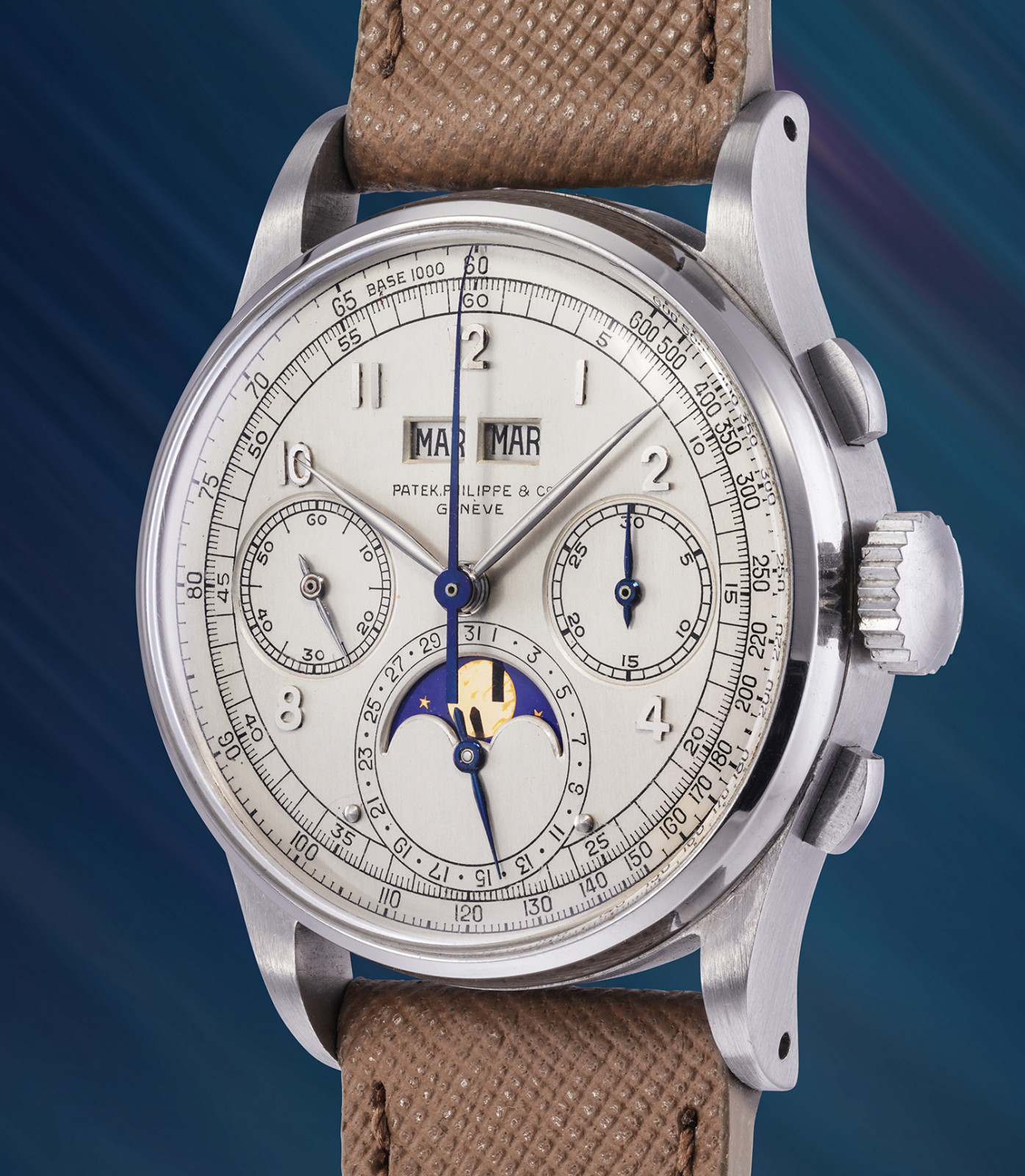 Patek Philippe 1518 which sold this November for US$17.6 million (Photo: courtesy of Phillips watches)