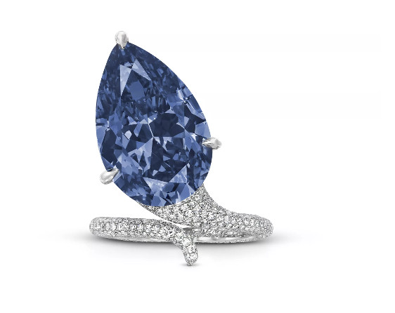 The Mellon Blue (Photo: courtesy of Christie’s)