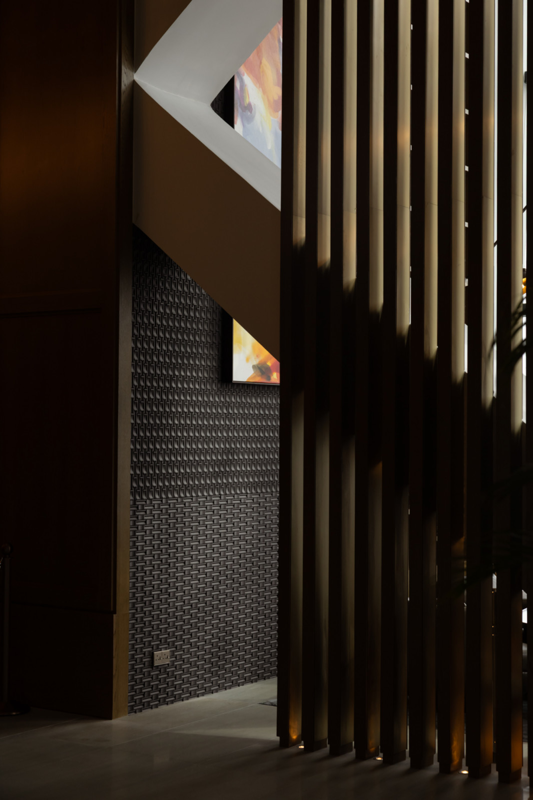 Wall designs inspired by songket textiles