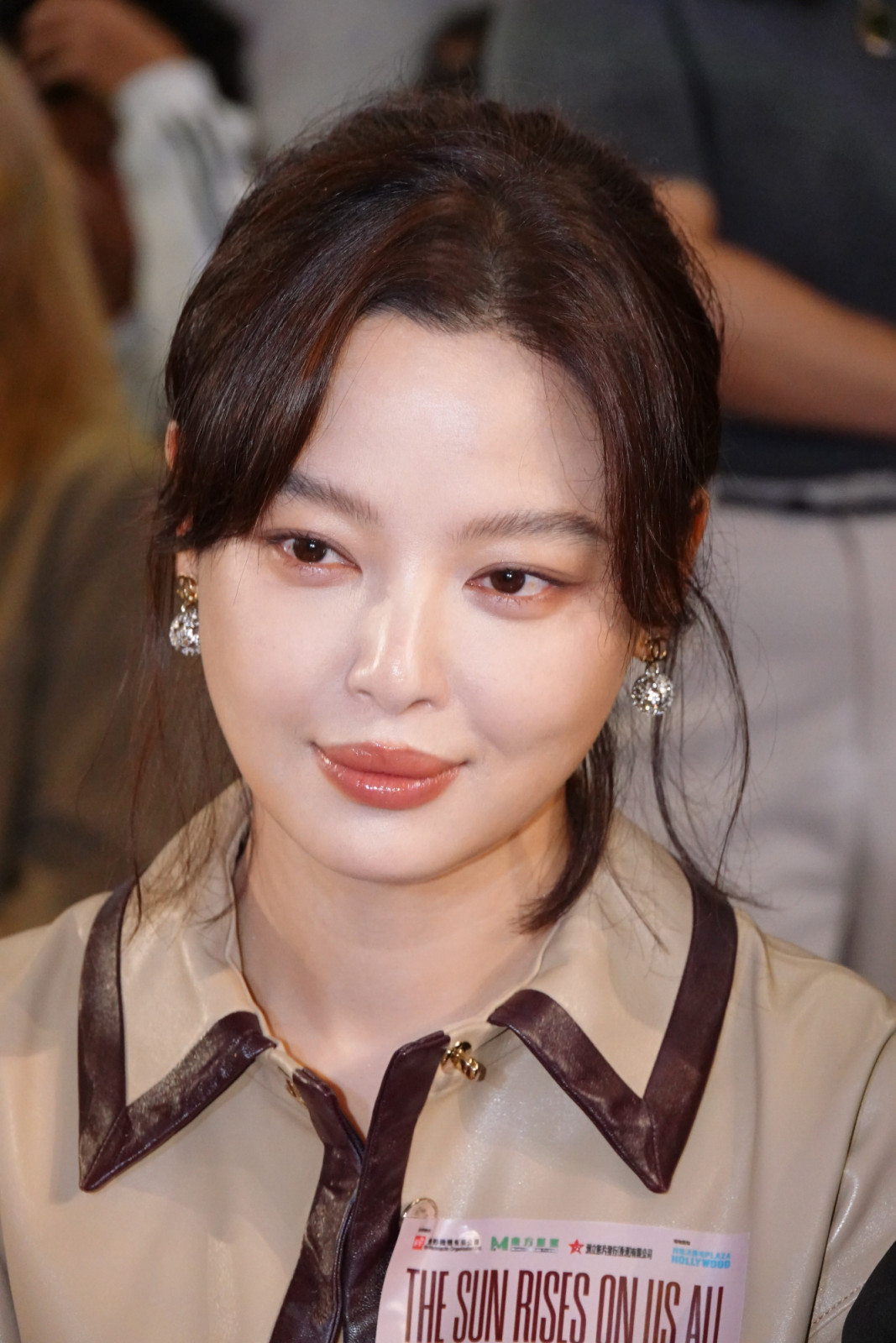 HONG KONG, CHINA - NOVEMBER 08: Actress Xin Zhilei attends the premiere of film "The Sun Rises on Us All" on November 8, 2025 in Hong Kong, China. (Photo by VCG/VCG via Getty Images)