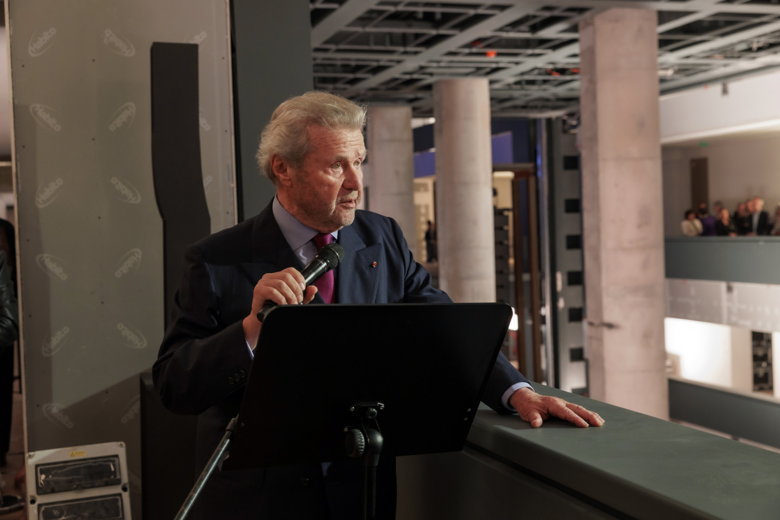 PARIS, FRANCE - OCTOBER 18: President of the Fondation Cartier, Alain Dominique Perrin attends the 40th Anniversary of Fondation Cartier pour l'Art Contemporain, Party at New Fondation Cartier Building on October 18, 2024 in Paris, France. (Photo by Luc Castel/Getty Images)