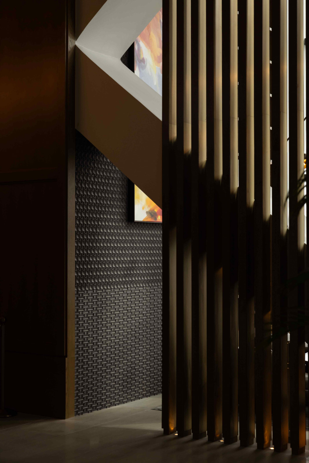 2 Wall designs inspired by songket textiles