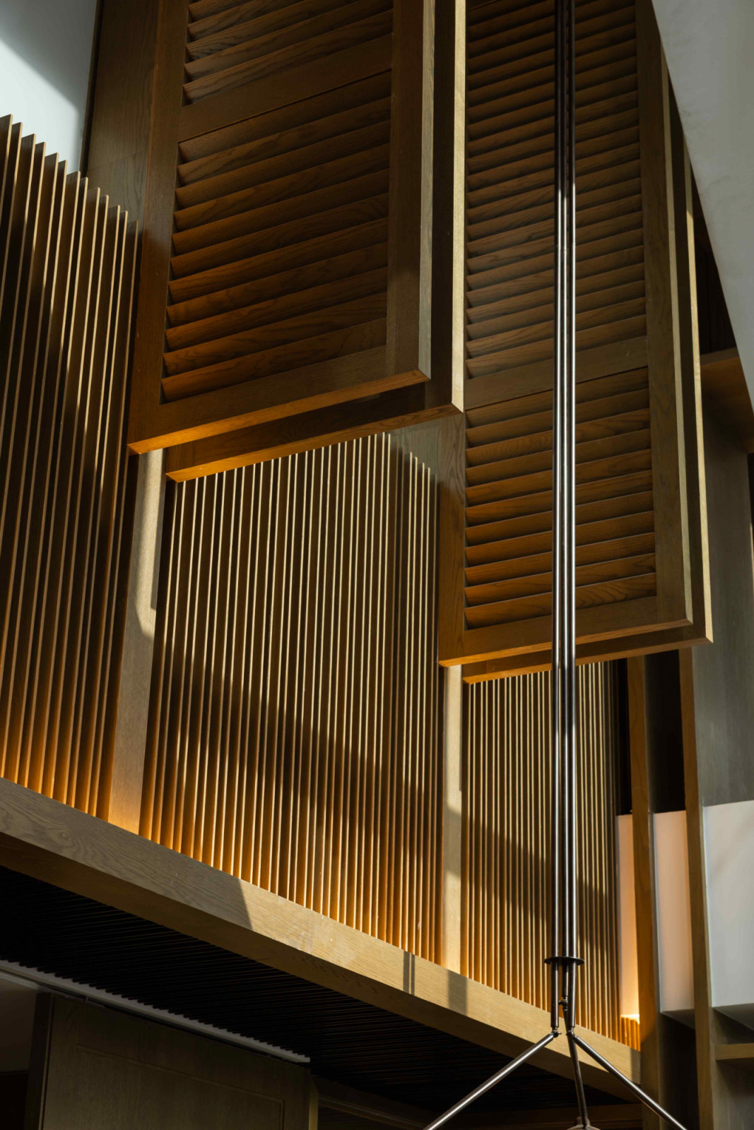 2 Integrated timber slats