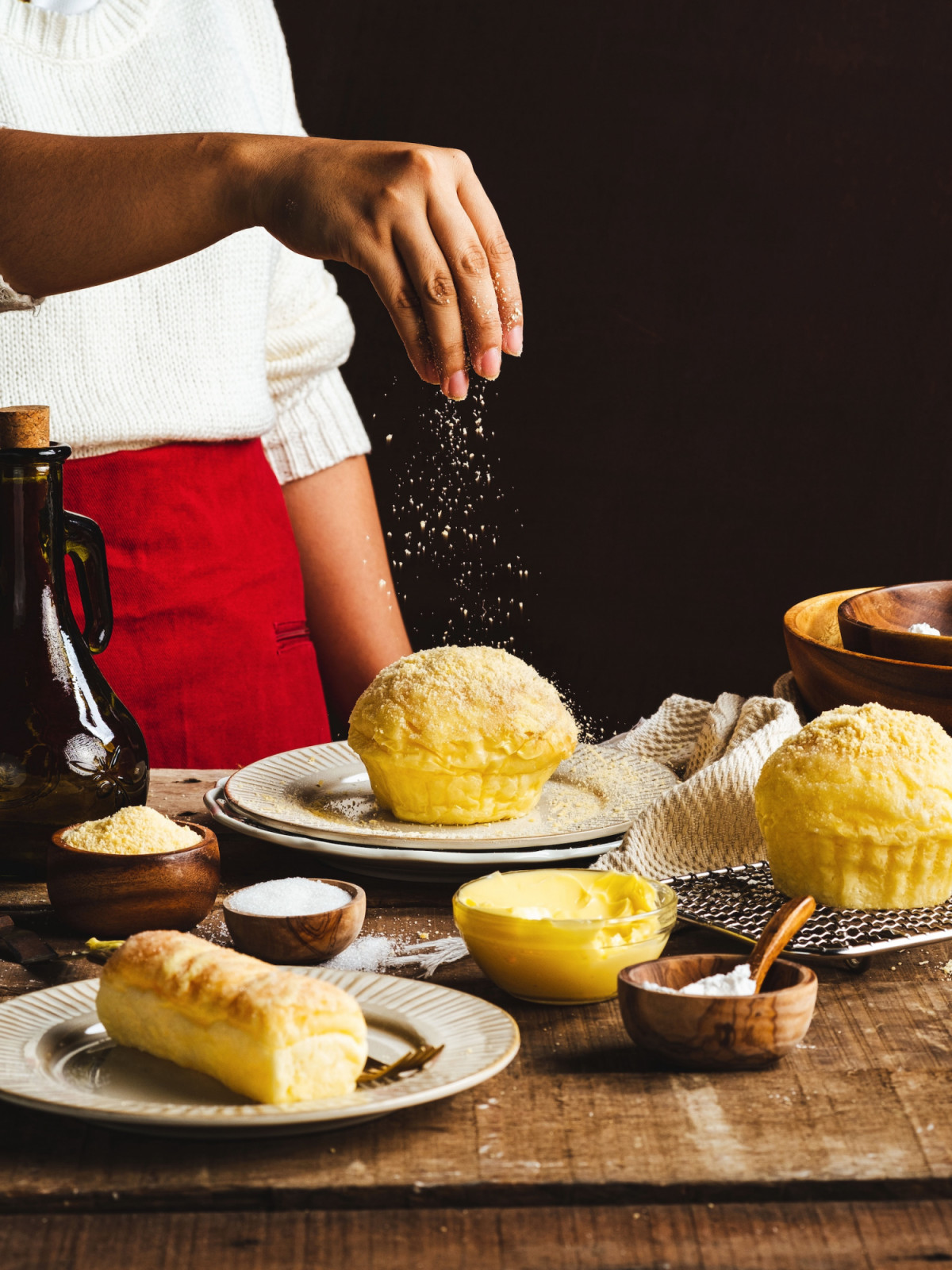 Mary Grace’s signature ensaymada, sweet buns topped with premium aged cheese