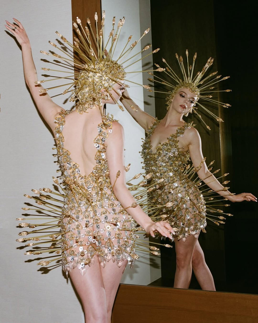 Anya Taylor‑Joy’s archival and metallic ensembles evoke the film’s warrior spirit, turning dystopian energy into wearable red carpet armour (Photo: @anyataylorjoy / Instagram)