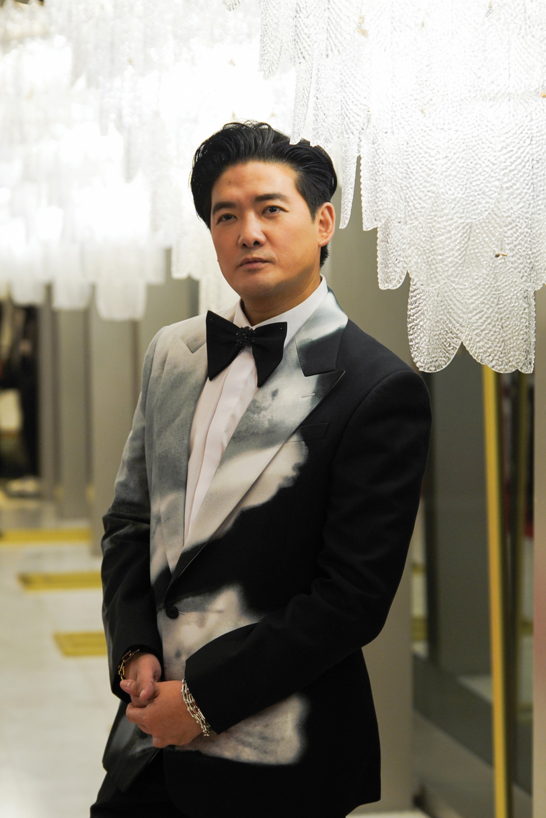 Tim Yap balances theatrical looks with refined tailoring at the Tatler Ball
