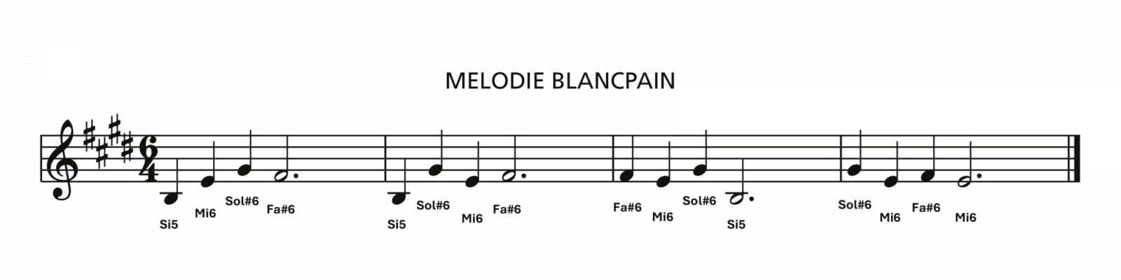 Blancpain melody composed by Eric Singer