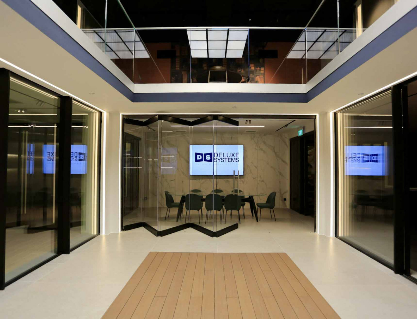 The main space of the showroom