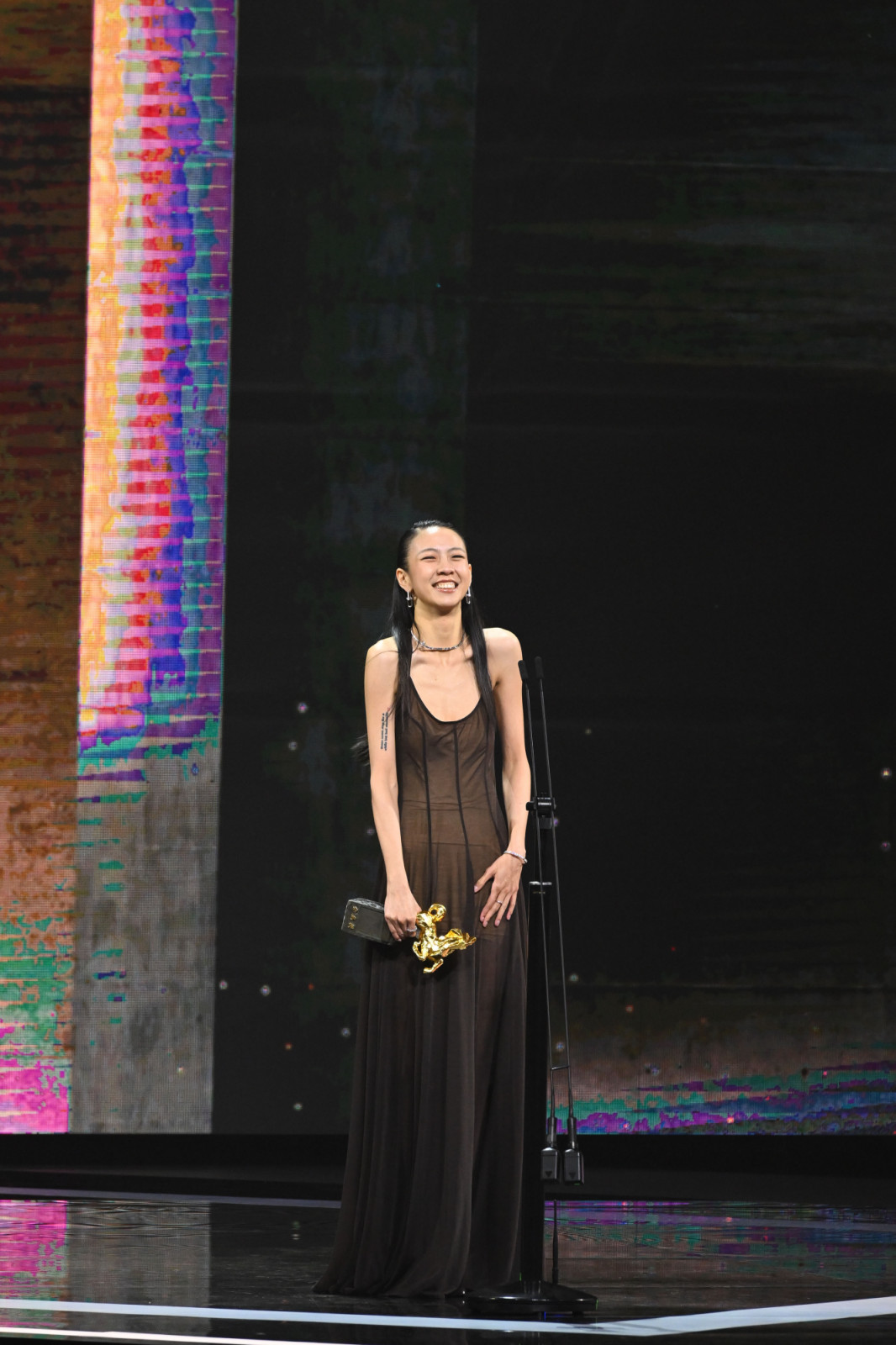 最佳新演員Best New Performer:《左撇子女孩》馬士媛。(Photo:台北金馬執行委員會提供)