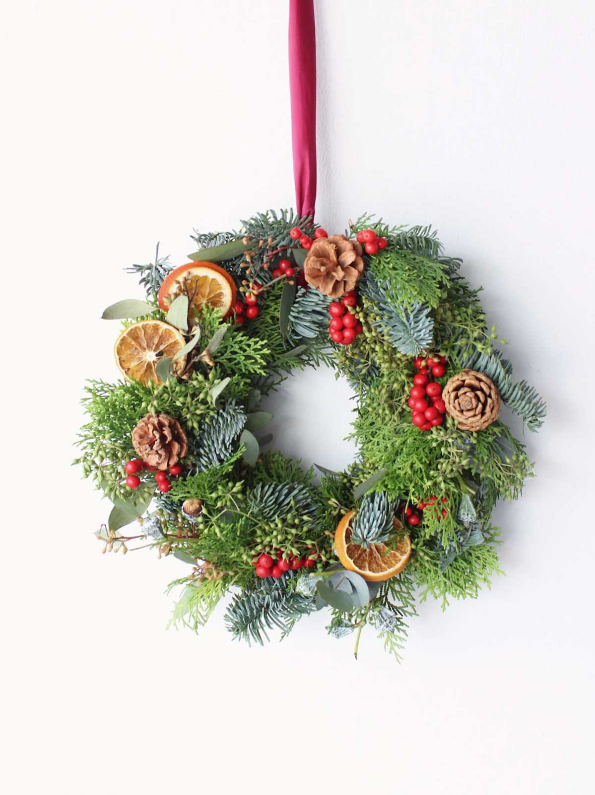 Botany Studio’s Fresh Christmas Wreath (Photo: Botany Studio)