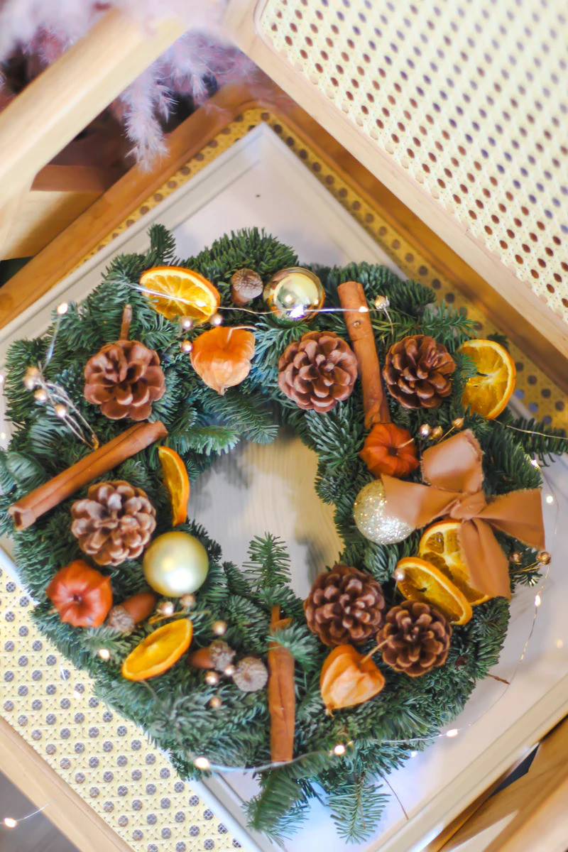 The Orange Spice Christmas Wreath from Dawn Q (Photo: Dawn Q)