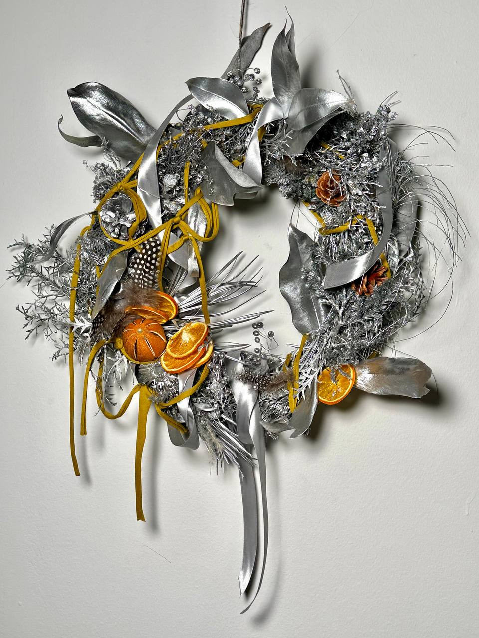 The whimsical Snowbird wreath from Friday’s Garden (Photo: Friday’s Garden)