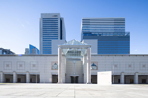 The Yokohama Museum of Art’s 1989 facade by Kenzo Tange remains intact after its February 2025 reopening (Photo: courtesy of Yokohama Museum of Art)