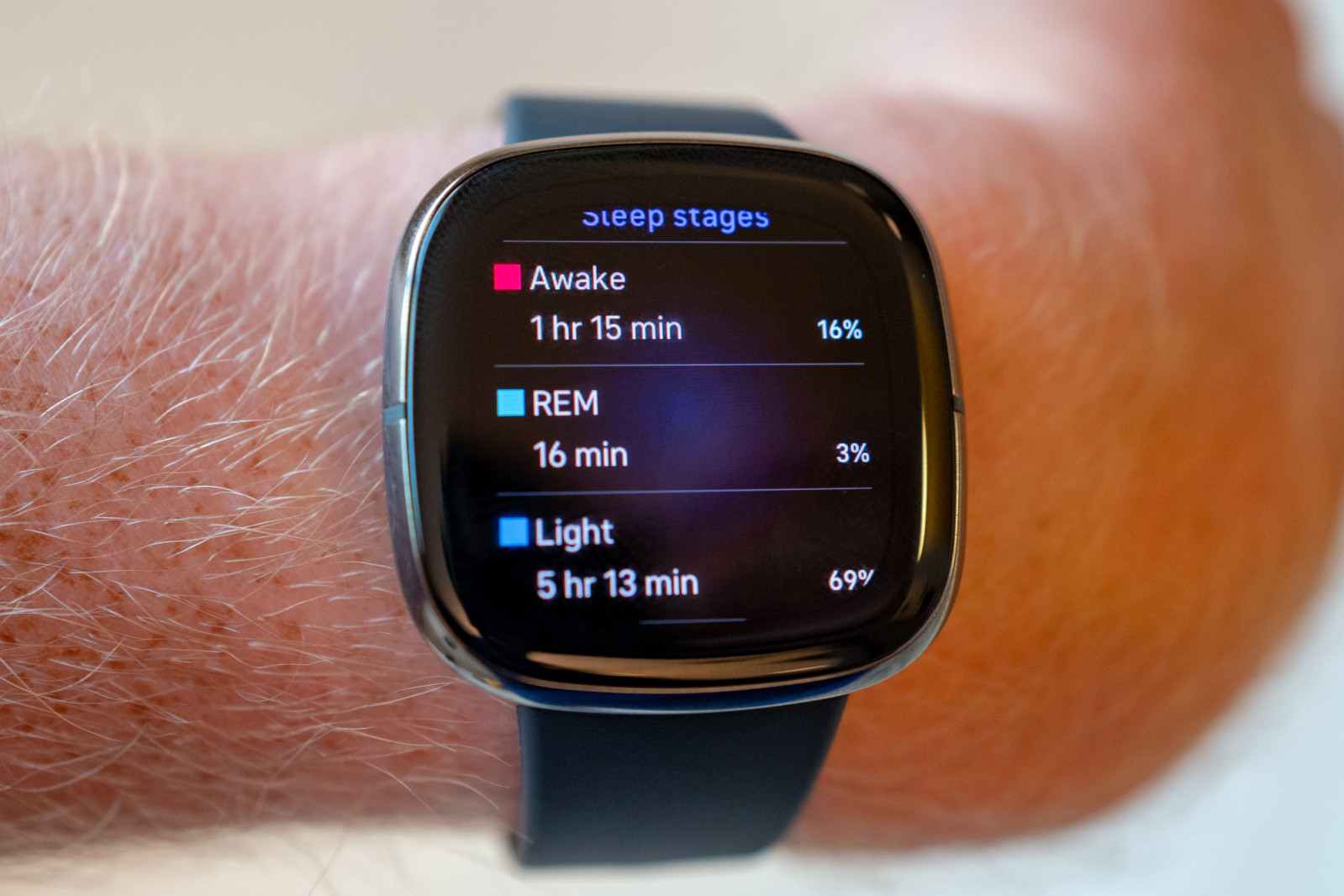 The Fitbit Sense smartwatch offers sleep tracking features to monitor your sleep patterns (Photo: Getty Images)