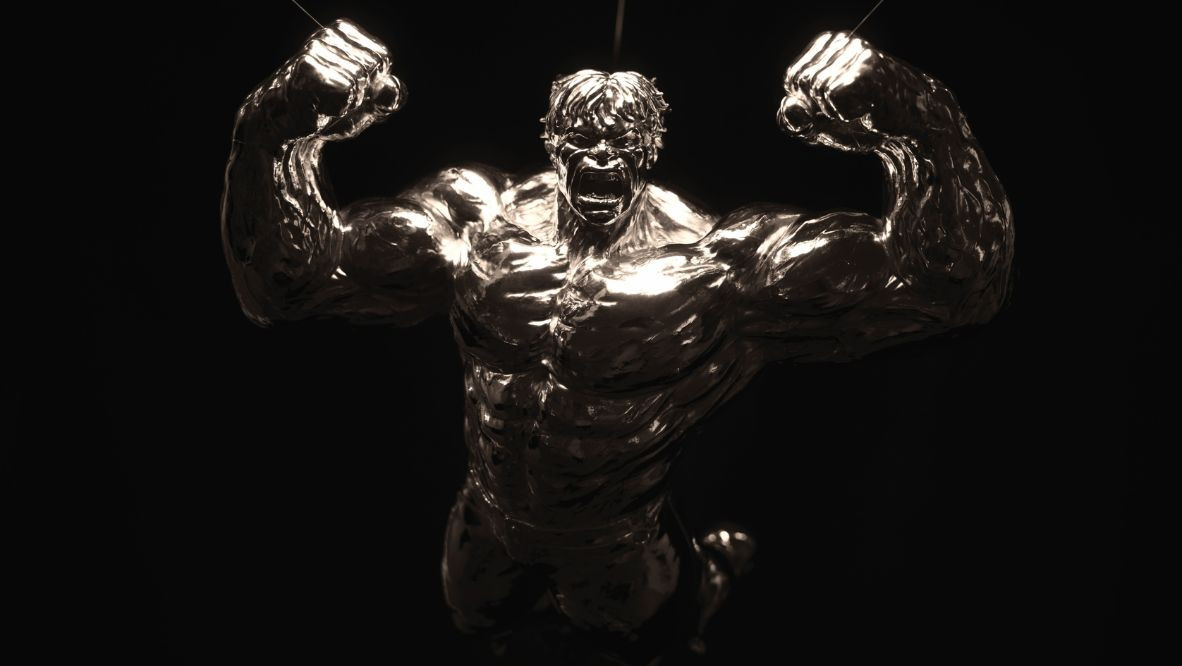 A HK$1.6 million silver Hulk by Marvel is now yours to take